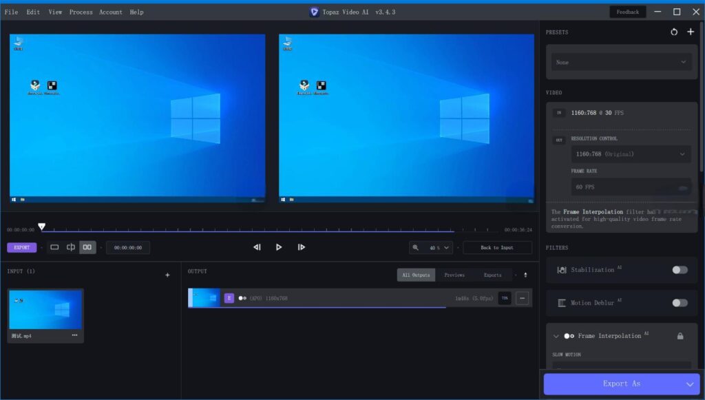 图片[1]-Topaz Video AI破解版(视频修复软件) 1.2.0 去升级绿色便携版 + 所有离线模型-资源妙妙屋