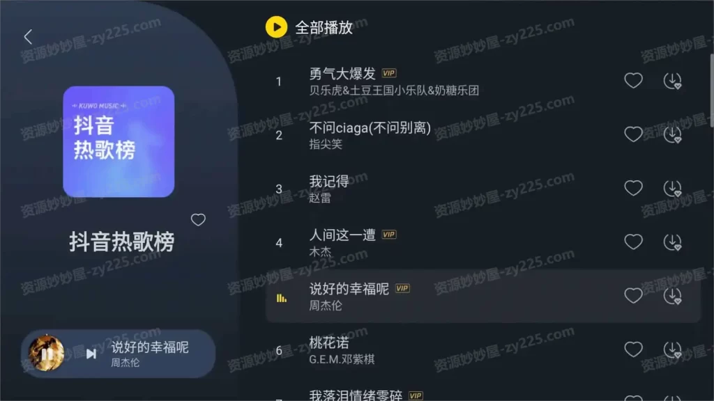 图片[3]-安卓|酷我音乐车机版 v7.1.8.21 支持免费收听和下载无损音质歌曲，解锁会员绿化版-资源妙妙屋