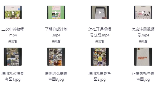 视频号分成计划,发视频即享商家广告收益-资源妙妙屋