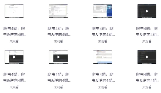 爬虫开发+APP逆向超级大神班-04期-资源妙妙屋