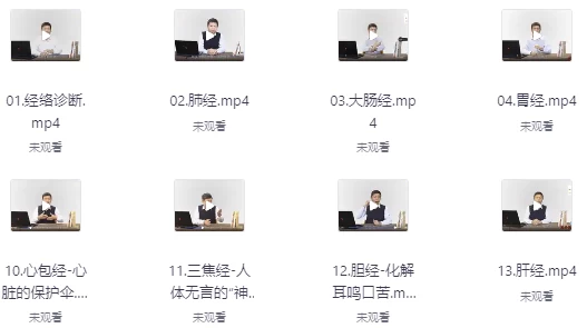 经络诊断与处方十二经络循-资源妙妙屋