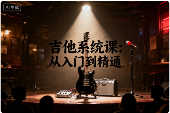 吉他系统课：从入门到精通-资源妙妙屋