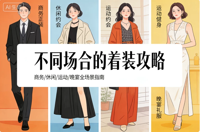 不同场合的着装攻略-资源妙妙屋