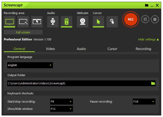 图片[1]-ASCOMP Screencapt Pro 屏幕捕捉录制工具 v3.003 便携版-资源妙妙屋