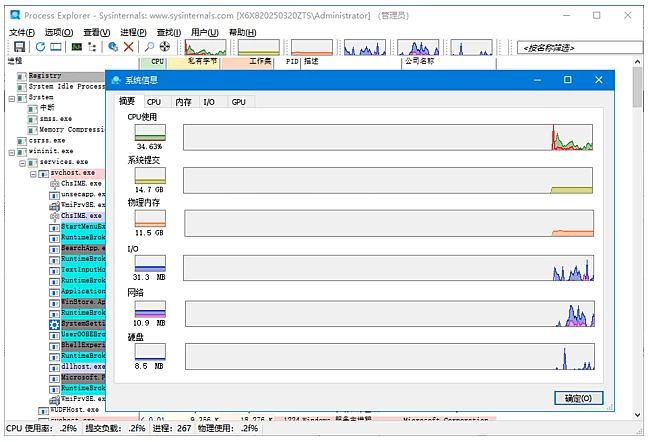 图片[1]-Process Explorer 微软进程资源管理器 v17.10 绿色版-资源妙妙屋
