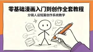 零基础漫画入门到创作全套课程-资源妙妙屋