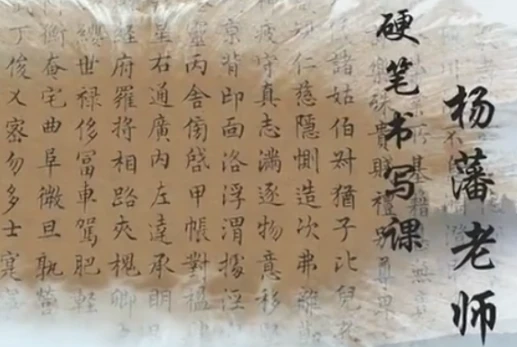杨藩博士硬笔书法精品课-资源妙妙屋