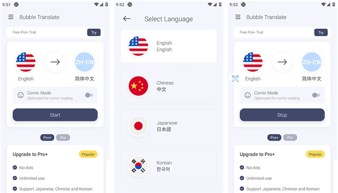 图片[1]-安卓|Bubble Translate 气泡翻译 v4.5.1 解锁专业版-资源妙妙屋